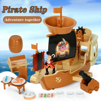 

2020 NEW Peppa Pig George Action Character Toy Family Life Home toy big pirate ship Sets Bricks Classic For Children Toys Gift