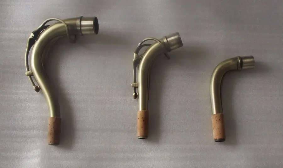 Excellence 3 pieces Alto and Tenor & Baritone saxophone neck Great material | Спорт и развлечения