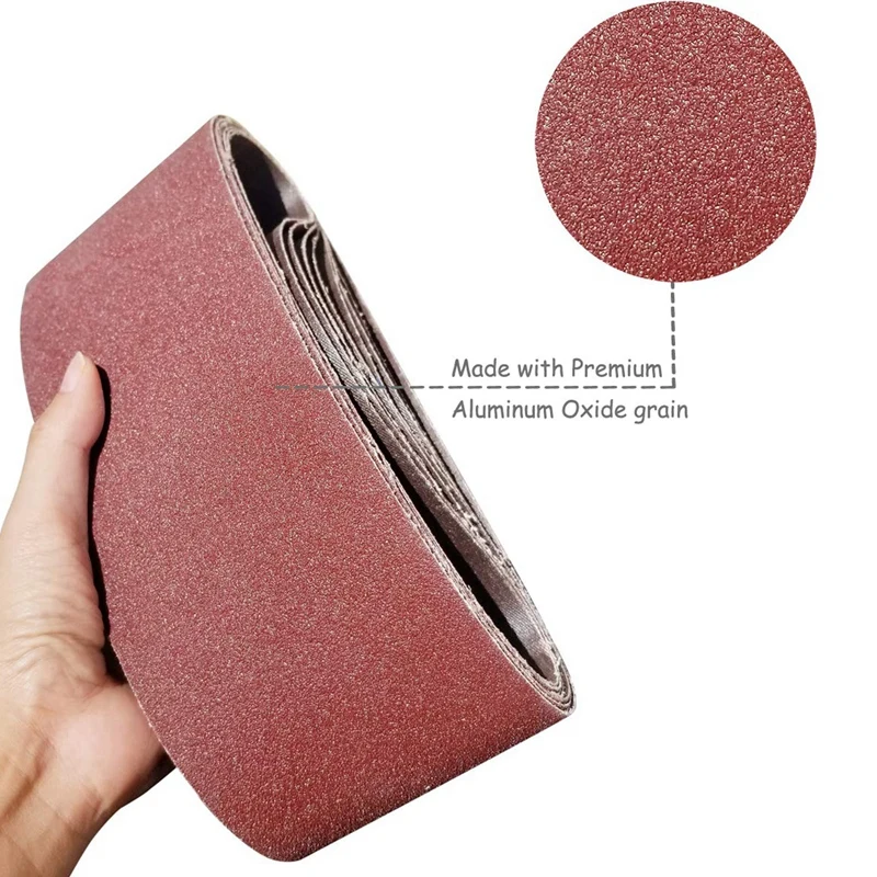 Alumina Matte Belt,Matte Belt, Belt Sanding Tool for Woodworking, Metal Polishing