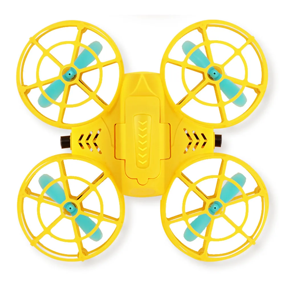 Симулятор полета мини-датчик гравитации Квадрокоптер USB Перезаряжаемый фосфоресцирующий радиоуправляемый самолет автоматически Избегайте препятствий