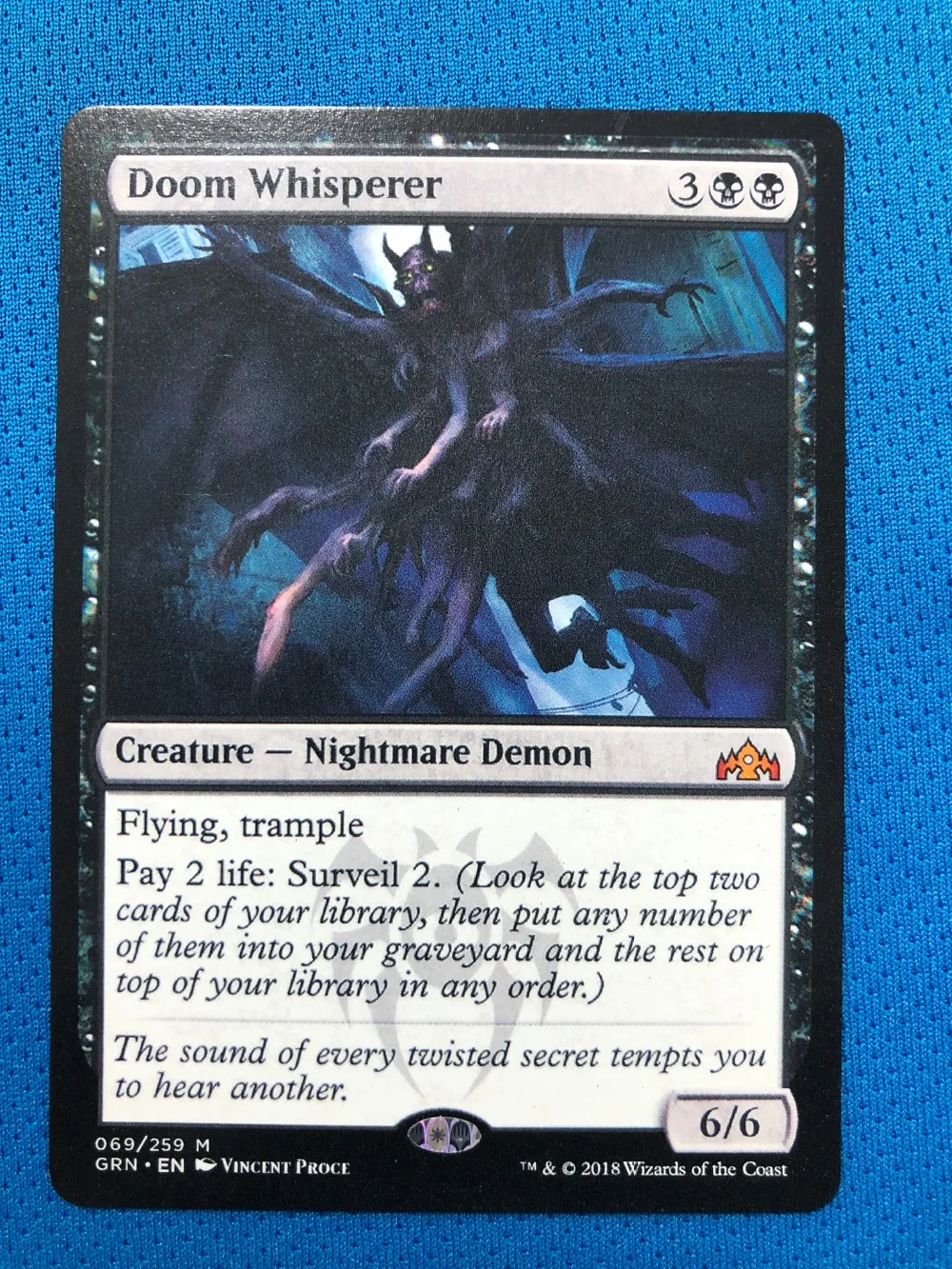 Doom whisperer GRN голограмма magician ProxyKing 8,0 VIP прокси-карты для сбора каждой карты mg