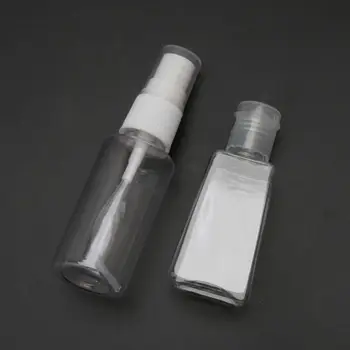 

6Pcs 30ml Reusable Spray Bottle Travel Hand Sanitizer Keychain Holder Bottles 425B