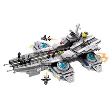 808pcs Super Heroesing Avengers Helicarrier Marveles Super Heroes Model Building Kits Blocks Toys For Children(China)