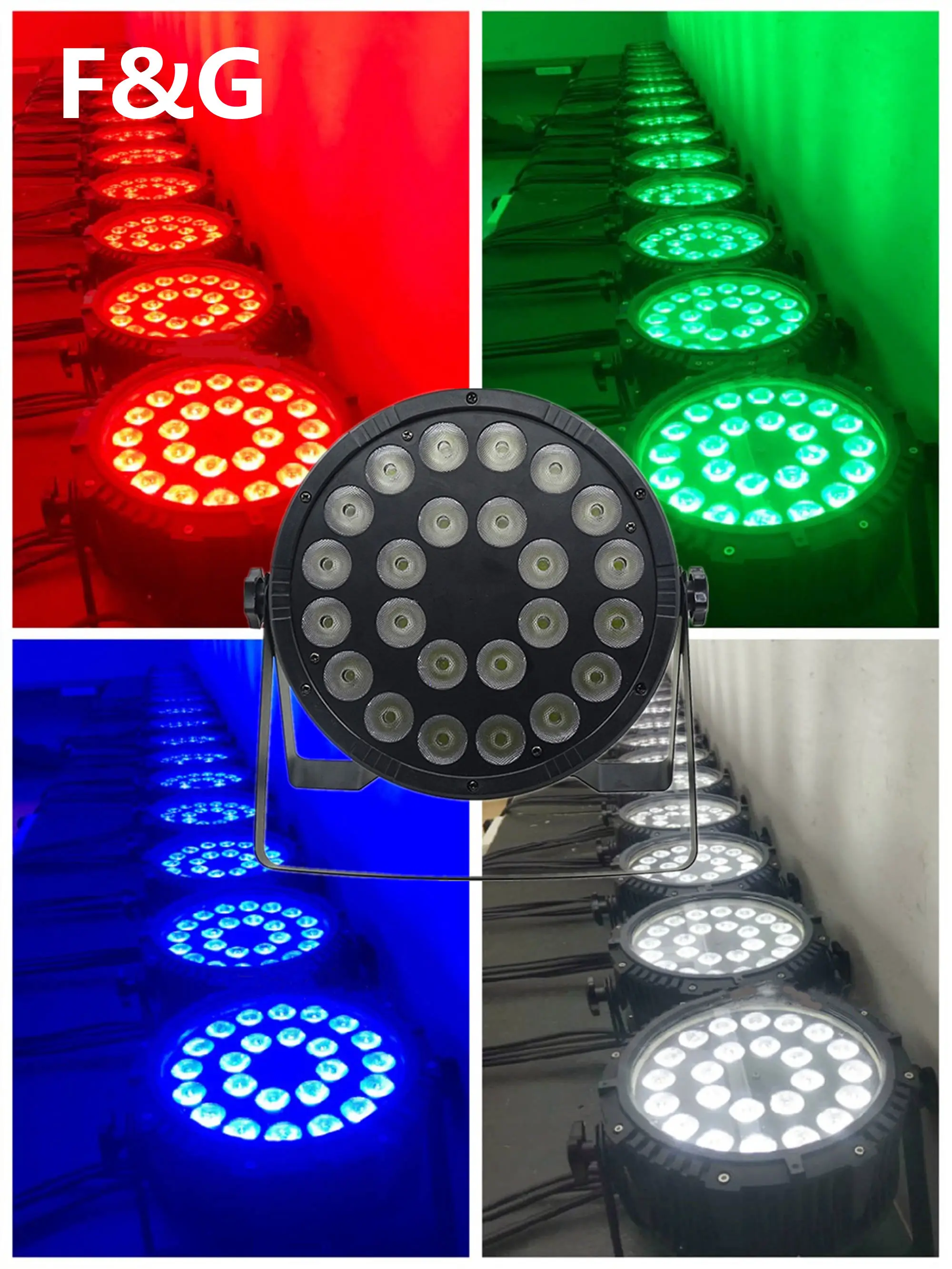 

24x12 Вт Led Par Светильник RGBW 4in1 DMX512 Пластик Par Светильник профессиональный сценический свет Dj вечерние светильник