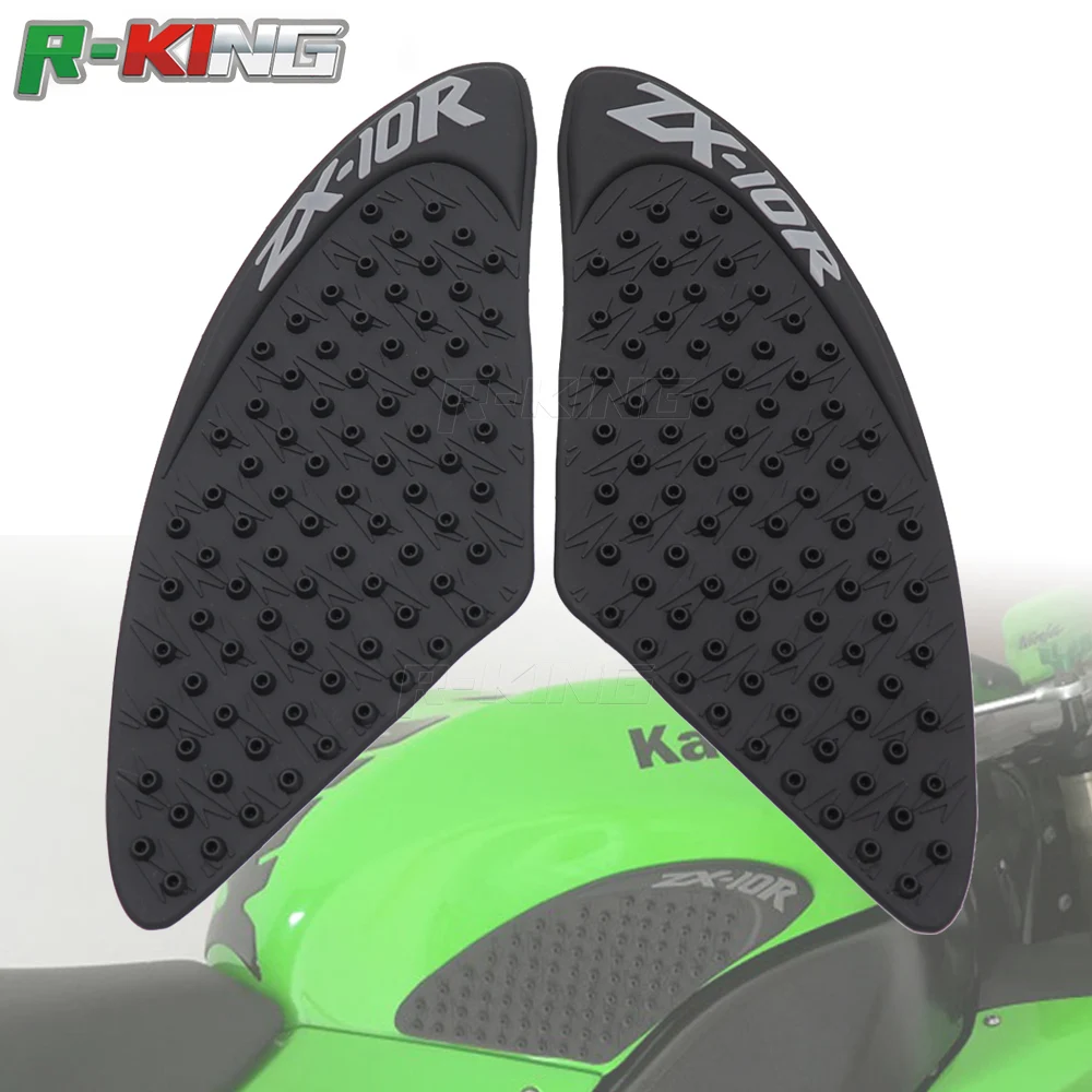 For Kawasaki ZX10R ZX 10R ZX-10R 2006 2007 Motorcycle Tank Pad Protector Sticker Decal Gas Knee Grip Traction Side 3M | Автомобили и