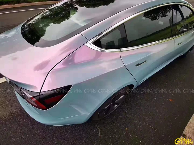 High-end Glossy Magic Twin Color Candy Pink Vinyl Wrap Film Air Bubble Free  Car Wrapping Sticker 1.52x18m/roll - Car Stickers - AliExpress