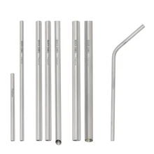 Tiartisan кухонные аксессуары титановая солома Экологичные металлические питьевые соломы Многоразовые трубочки