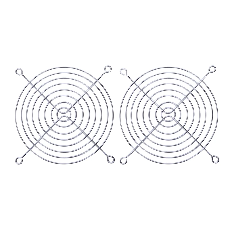 

2 x Metal Wire Finger Guard Grill for 120 x 120mm Computer Case Fan