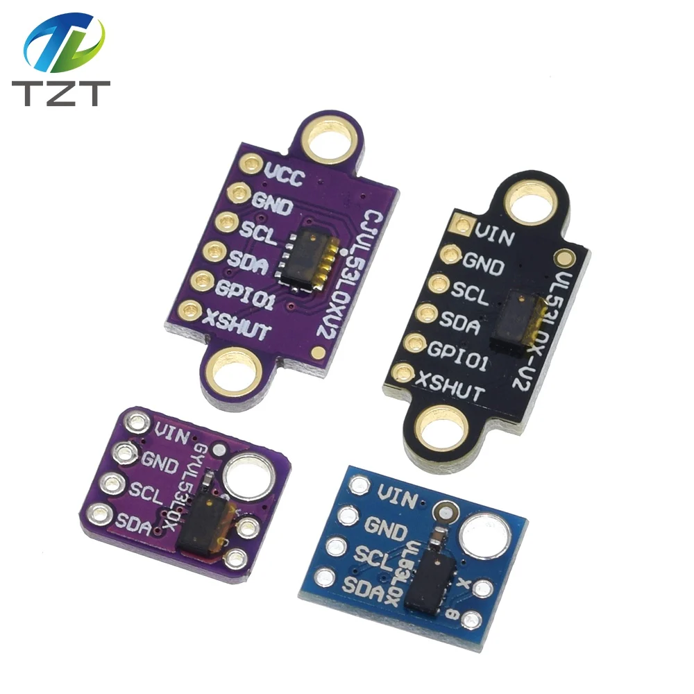 2pcs Time-of-Flight ToF Ranging Sensor 2m Distance Laser Distance Module
