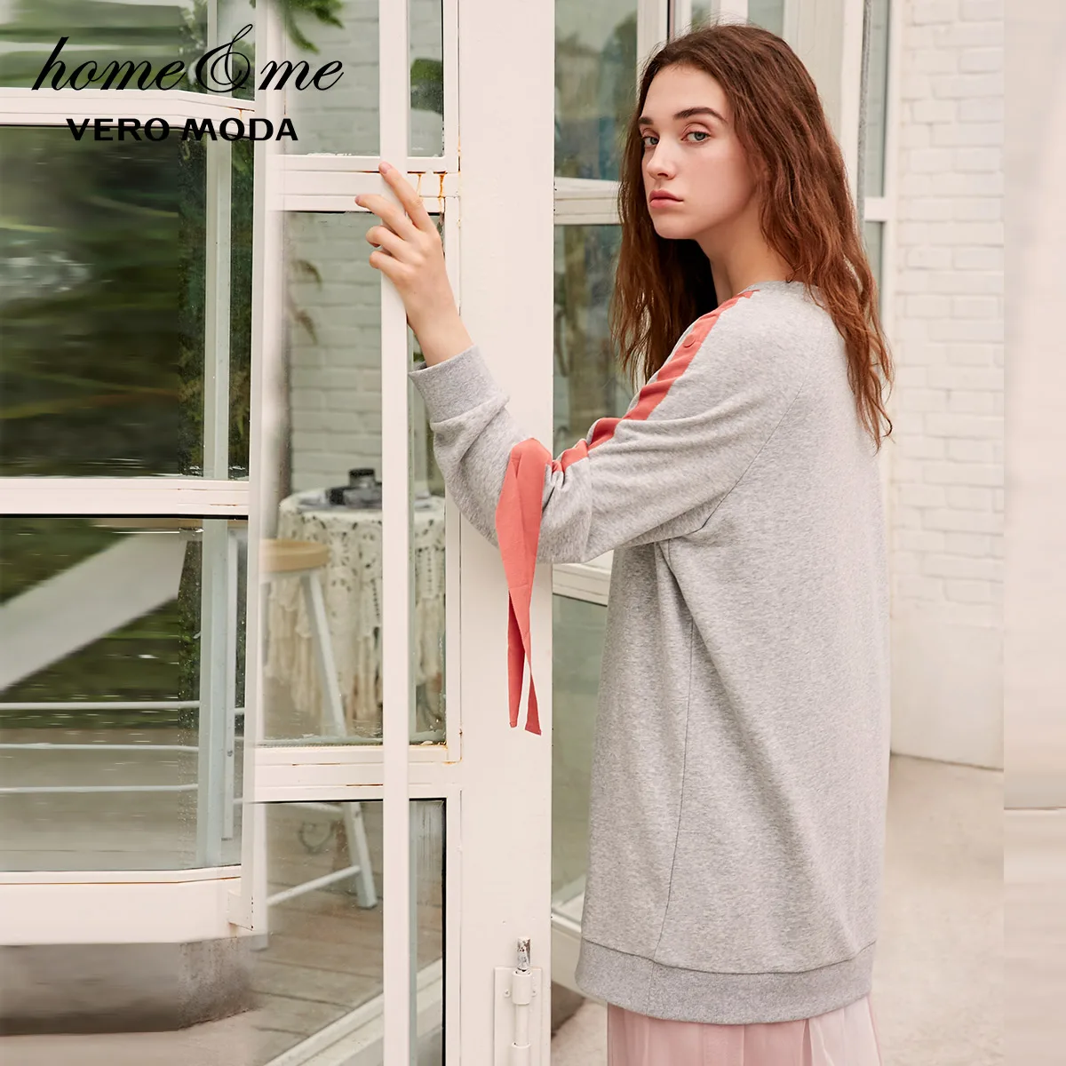 Vero Moda новые женские хлопчатобумажные кнопки ленты трикотажные толстовки | 3183R3502