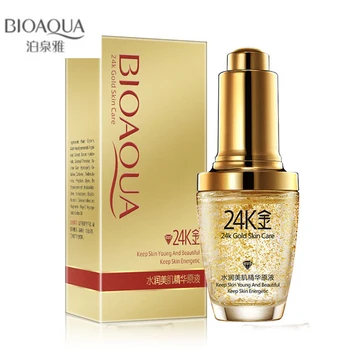

BIOAQUA 24K Gold Face Serum for the Face Anti Aging Anti Wrinkle Moisturizing Whitening Firming lift Nourishing Faical Essence