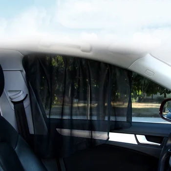 

2pcs Car-styling Sunshade Car with Sun Block Magnet Adsorption Window Screens Screen Shade Net Side Shield Sunshade
