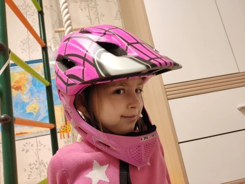 KINGBIKE Bicycle Helmet for Kids Full Face Cover Sport Helmets Children's MTB Bicycle Cycling Helmets Skating Safty Protection