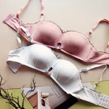 4 вида цветов 1/2 чашка мода бюстгальтер без косточек трусики; женское нижнее белье-апом, просвечивающее сексуальное платье из шелка для девочек с кружевами «Невидимые» Бюстгальтеры пуш-ап бюстгальтер трусики для женщин