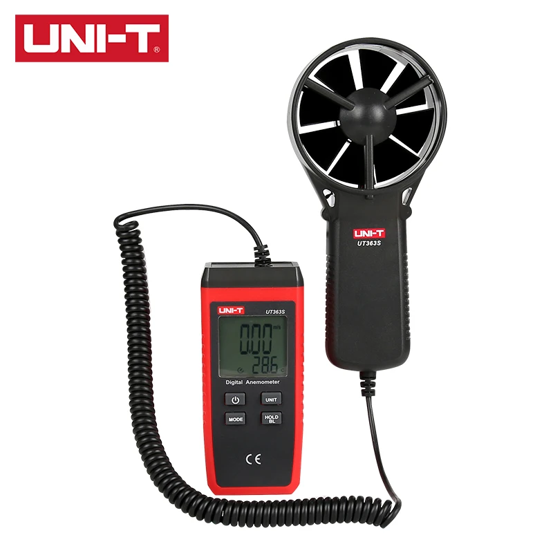 

UNI-T UT363S Split Digital Anemometer Precise Wind Speed Sensor Wind Scale Display Wind Temperature Measurement 1m Drop Test
