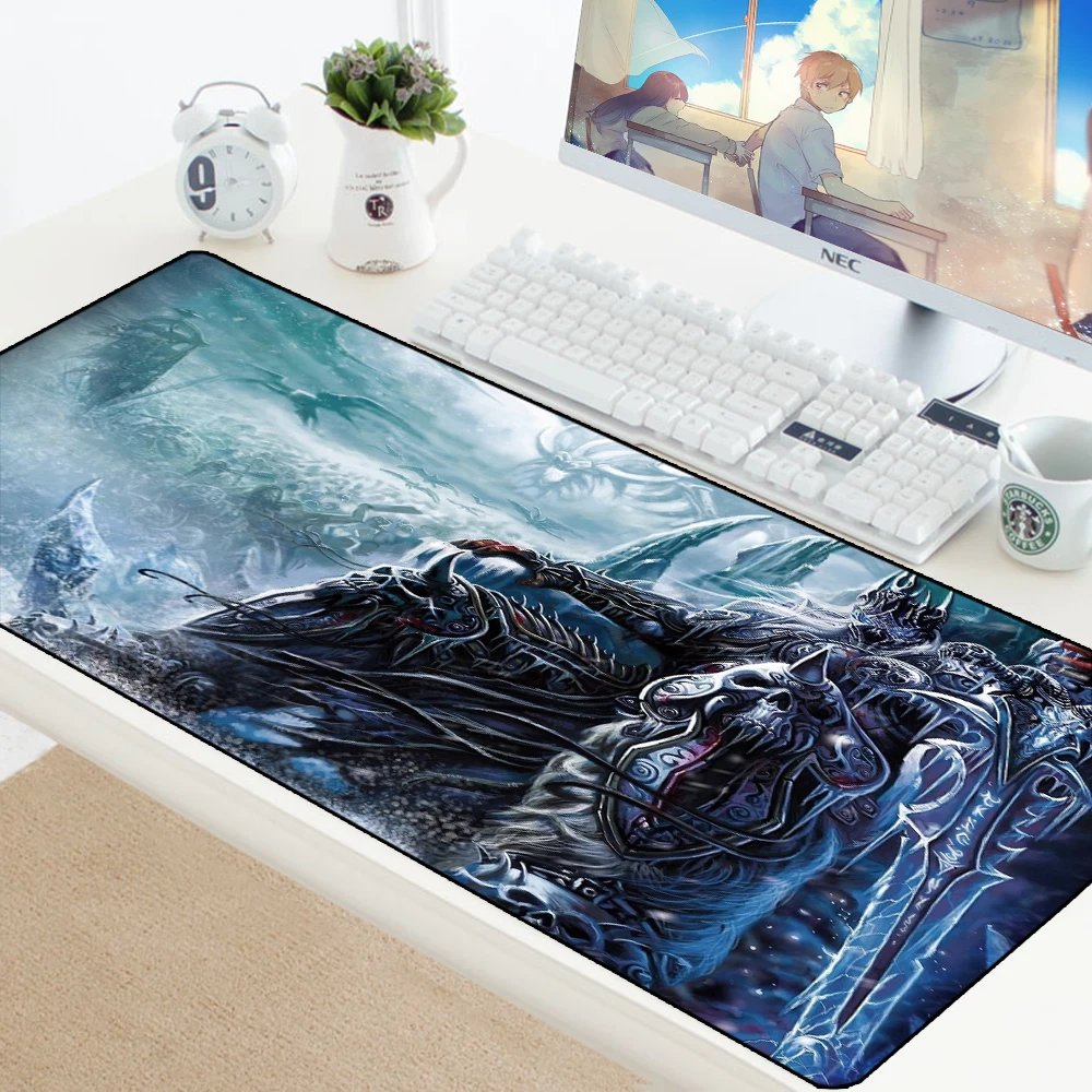 Warcraft Mouse Pad XL Large Mousepad Anti-slip Big Desk Gaming Gamer Mouse Keyboard Mat 70x30cm Rubber Locking Edge Computer Pad