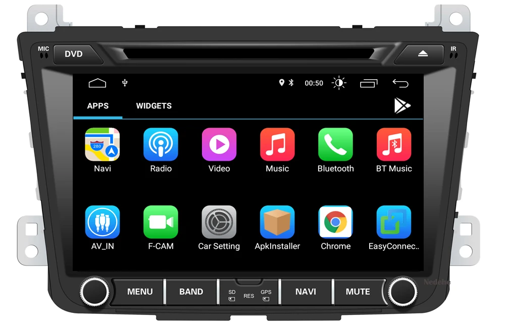 " Автомобильная Мультимедийная gps навигационная система для hyundai Creta IX25 2din Android 9,0 TDA7851 Стерео DVD Радио Видео плеер wifi
