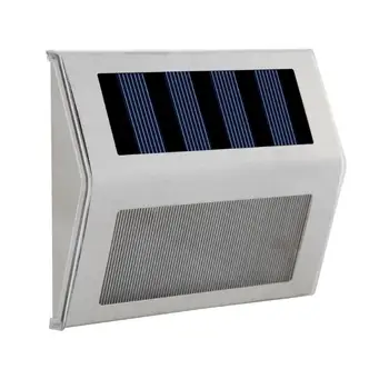 

Stainless Steel Solar 6LED Stair Light Street Security Lamp for Outdoor Lighting Rain-Proof and Automatic Photosensitive
