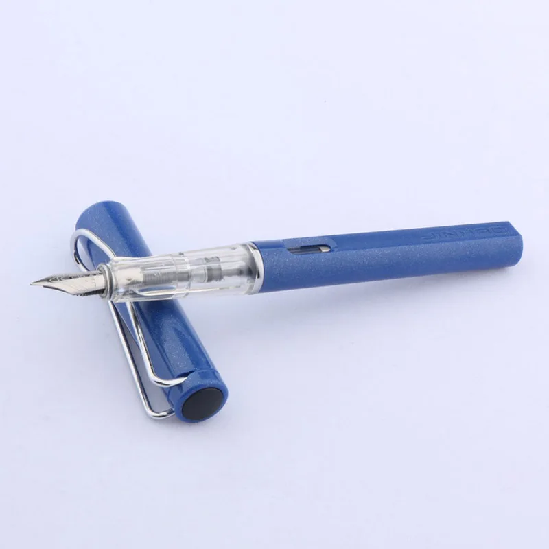 Качественная модная дизайнерская перьевая ручка jinhao 599 звездное небо синяя Студенческая перьевая ручка
