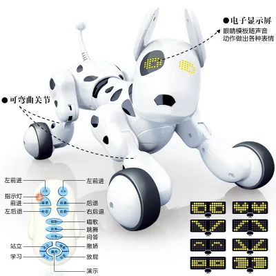 

Smart Remote Control Robot Dog Chinese Translation Children Early Childhood Educational Toy Electronic Pet Toy Robot Dog