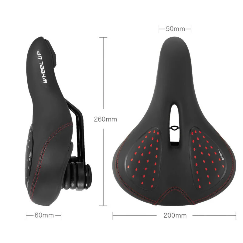 Ergonimic сконструированная колодка велосипедное седло на открытом воздухе Аксессуары для велосипеда 26x20 см, унисекс, горный велосипед