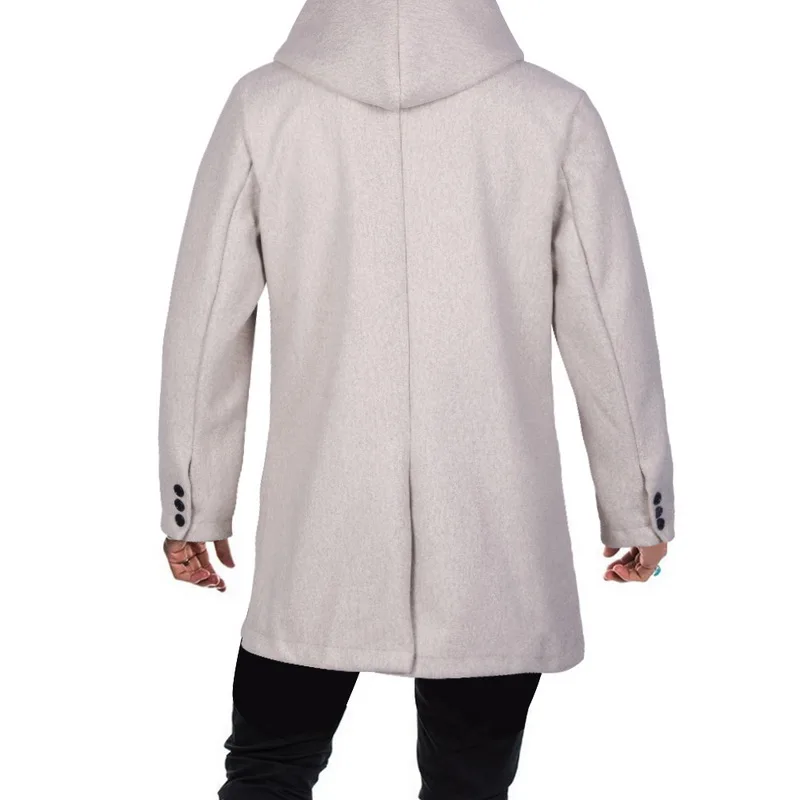 Мужские зимние пальто PUI TIUA, Тренч, мужские Брендовые куртки, мужские Модные тренчи, мужские пальто с капюшоном, уличная одежда