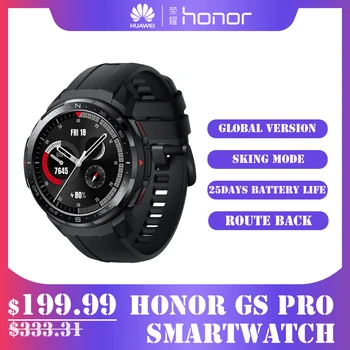 

Honor Watch GS Pro Global Version 1.39'' AMOLED Screen Heart Rate Blood Oxygen Bluetooth 5ATM Sports Smart Watch