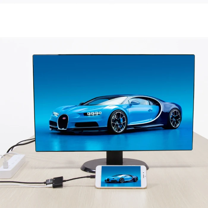 Совместимый для Apple к HDMI адаптер металлический корпус 1080P цифровой AV конвертер Hi 888