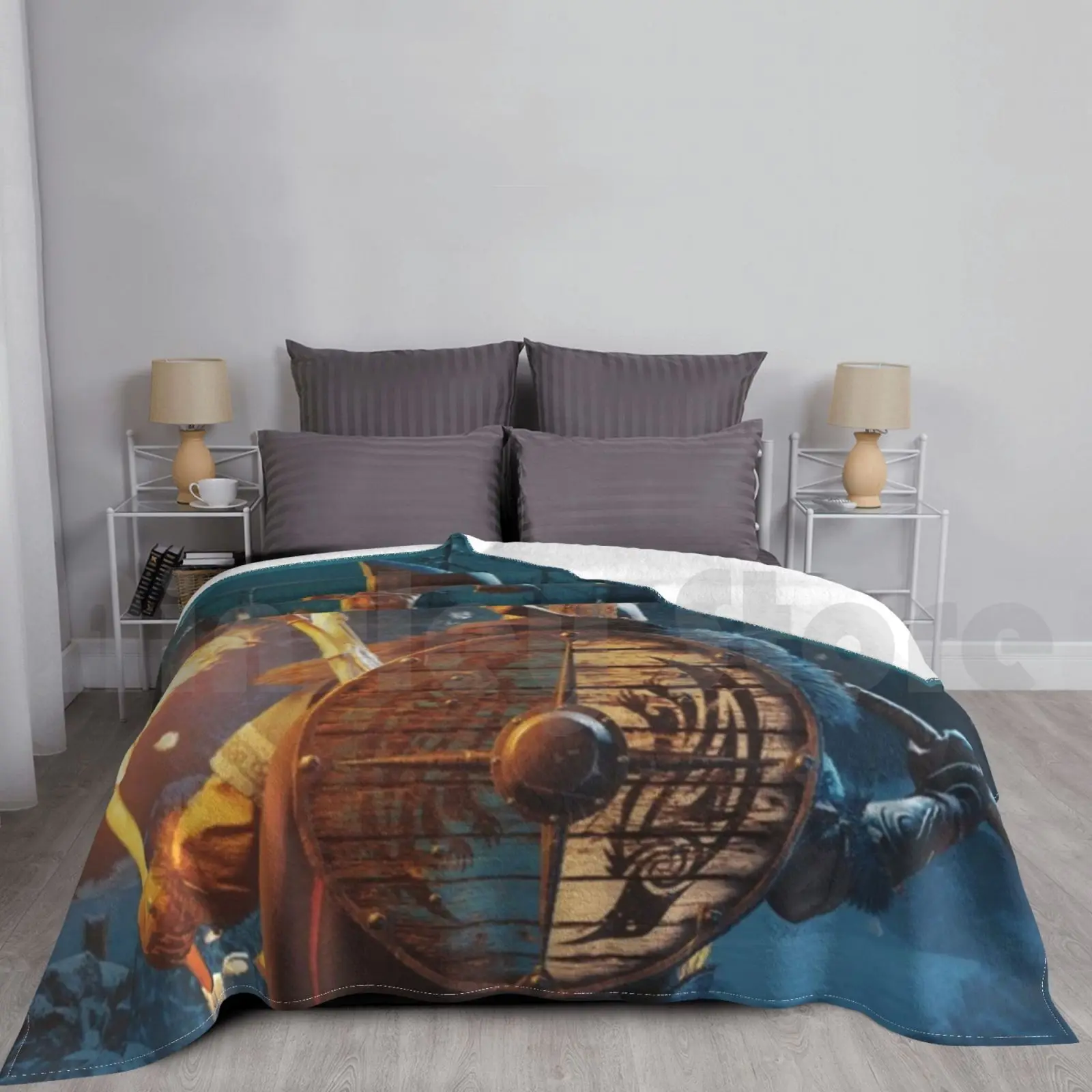 Valhalla Coperta Fashion Custom Valhalla Valhalla Assassins Vikings 2020 Creed Eivor Valhalla Game Valhalla