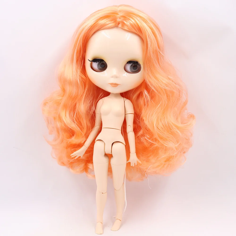 ICY Blyth Кукла № 2 глянцевое лицо белая кожа сустава тела 1/6 BJD Специальная цена 1/4 BJD, Pullip, Jerryberry, Licca игрушка подарок - Цвет: nude doll