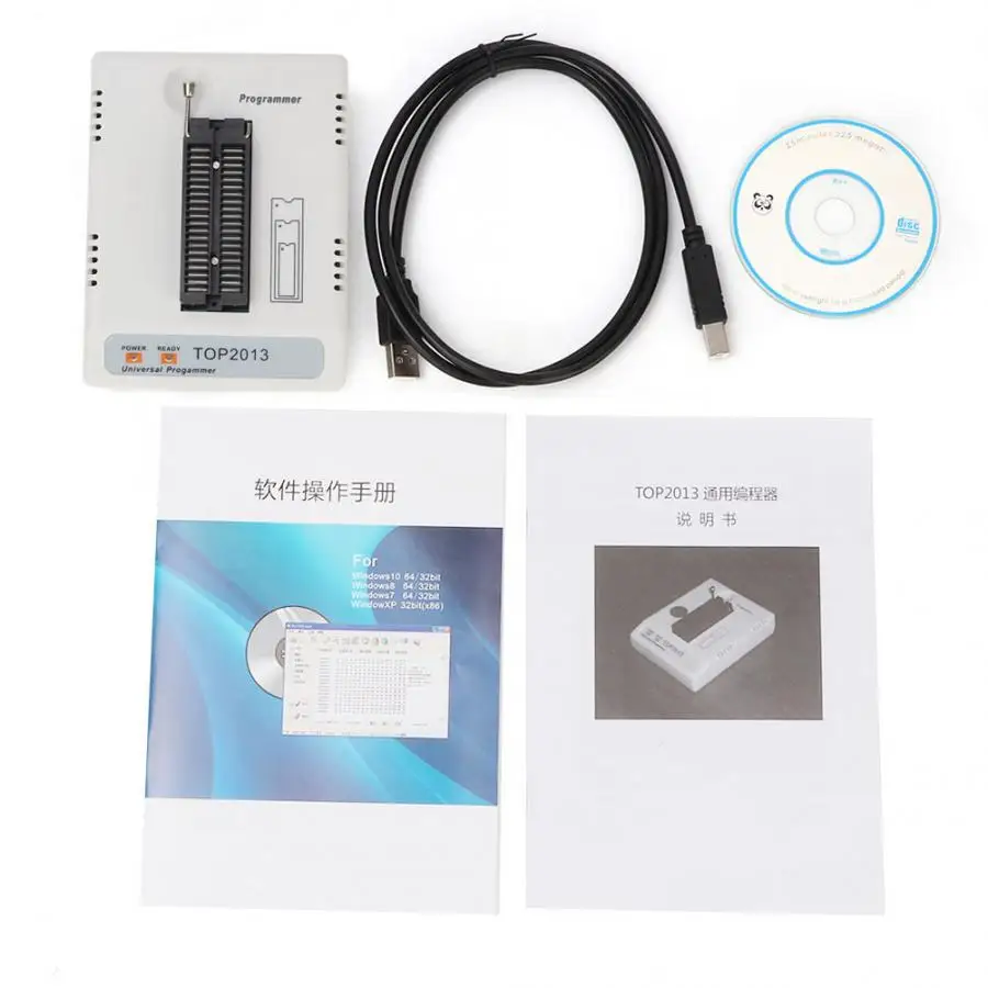 USB программатор TOP2013 Универсальный USB программатор горелки для MCU устройств хранения MCU горелки