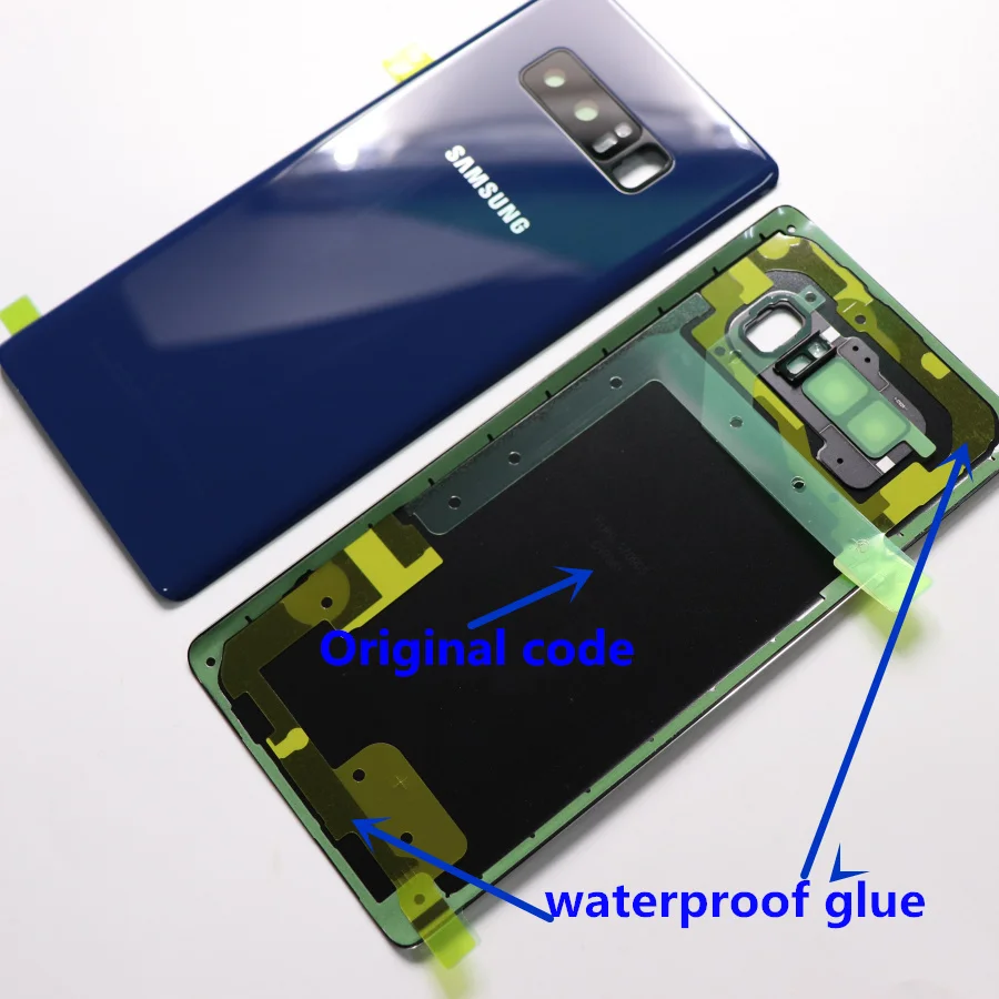 Задняя крышка для батареи samsung, стекло, note8, для samsung Galaxy Note 8, N950, SM-N950F, N9500, N950U, N950F, задняя крышка, чехол