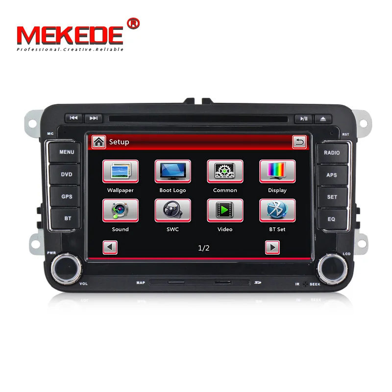 Discount 7" 2 din Car DVD gps Navi for Volkswagen VW golf 4 golf 5 6 SEAT touran passat B6 jetta caddy transporter t5 polo tiguan Radio 2