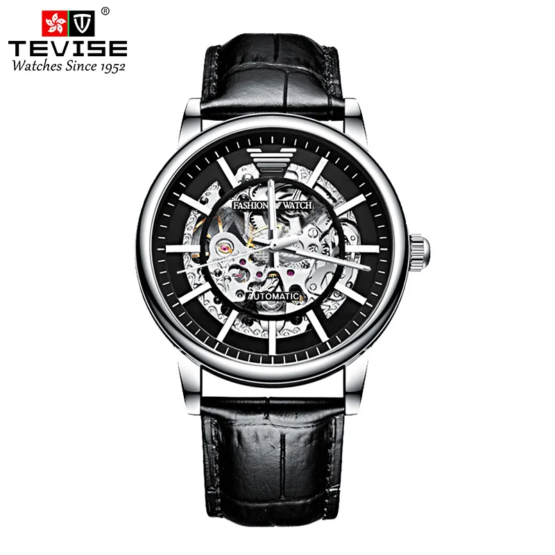 Часы TEVISE Мужские механические брендовые автоматические с турбийоном и
