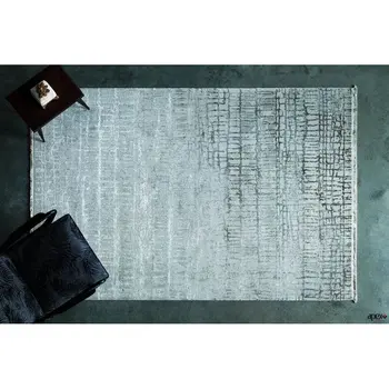 

Apex Supreme 5 'x 8' Viscose Grey Area Rug