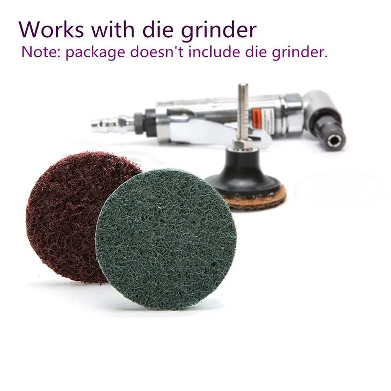 Promotion-2 Inch Quick Change Discs 30Pcs Sanding Discs 1Pcs 1/4 Inch Holder, Surface Conditioning Discs, For Die Grinder Surfa