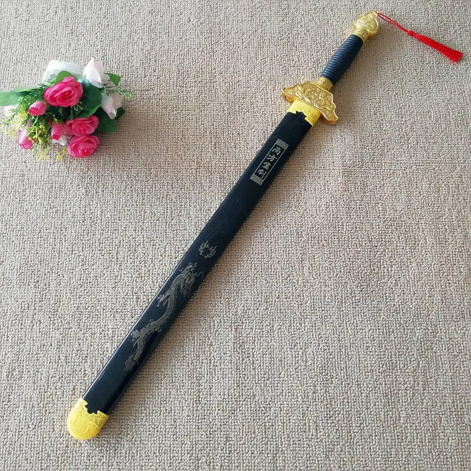 

Yiwu Stage Performance CHILDREN'S Toy Electroplated Paint qing long jian Imperial Sword