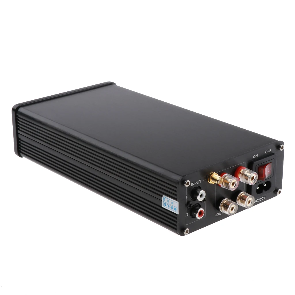 Bluetooth 4.2 Mini Hi-Fi Speaker Amplifier Compact Stereo Integrated Amplifier Soundbox, Compatible for Home Desktop