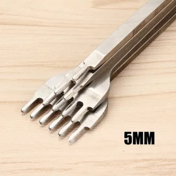 

3/4/5/6mm Leather Craft Tools Hole Chisel Graving Stitching Punch Tool Set Not Easy To Bend And Break