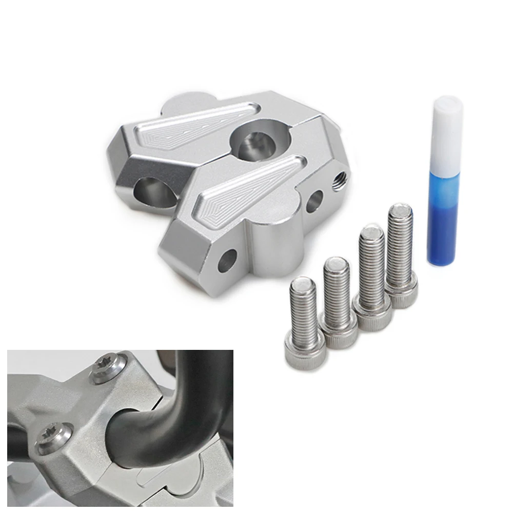 Мотоцикл с ЧПУ алюминиевый сплав Руль стояки высота адаптеры для BMW F750GS F 700 GS