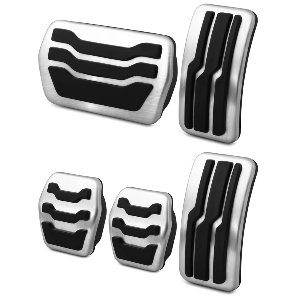 Stainless Steel Car Pedal Pads Pedals Cover for Ford Focus 2 3 4 MK2 MK3 MK4 RS ST 2005- Kuga Escape 2009-