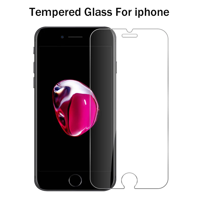 Новинка из закаленного стекла для защиты телефона Стекло iphone 11 Pro Max 6 5 7 8 S Plus