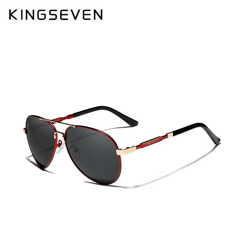 KINGSEVEN NUOVI occhiali da sole in alluminio da uomo di moda occhiali da sole polarizzati da pesca guida occhiali da sole da uomo di marca UV400 lenti fotocromatiche_voghion.com