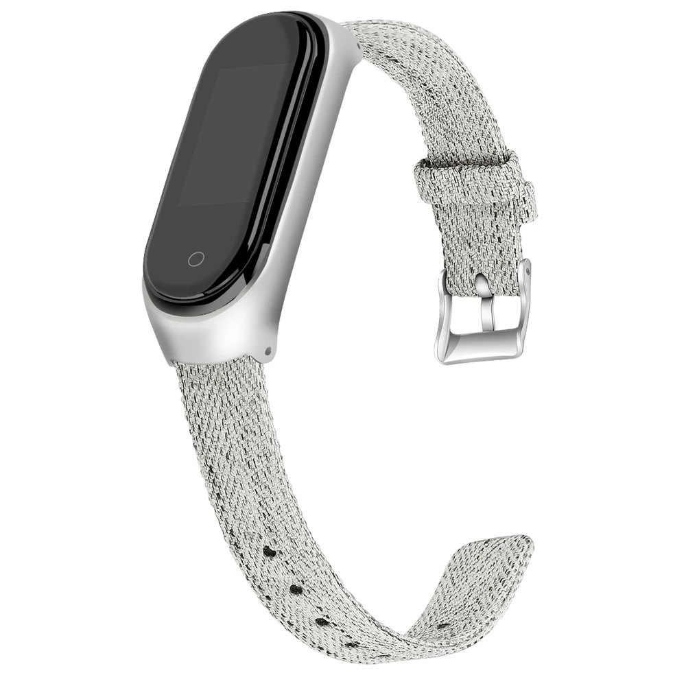 Для Xiaomi mi Band 4 аксессуары Pulseira mi Band 4 ремешок сменный брезентовый браслет напульсники для Xiaomi mi band 3 4 ремешок на запястье - Цвет: 13