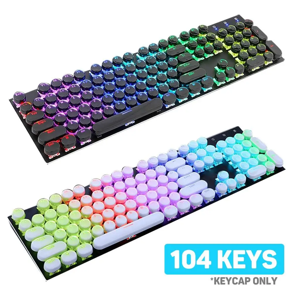 104 Stks/set Doorschijnend Key Cap Cover Mechanische Toetsenbord ...