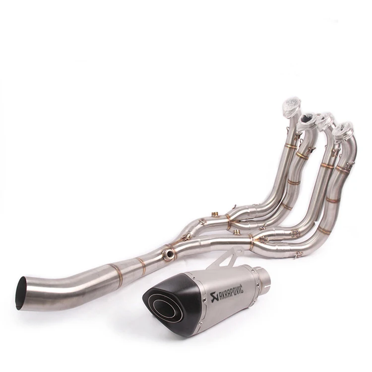 

Motoryclce Exhaust Muffler Pipe escape Slip-On For BMW S1000RR S1000 RR exhaust pipe front section Motorcycle 2015 2016 2017