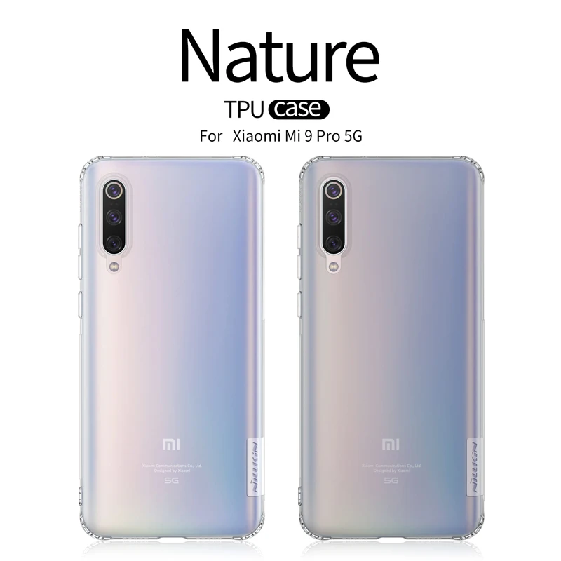 Для Xiaomi Mi 9 Pro 5G чехол Nillkin Nature прозрачный TPU мягкий для чехол|Бамперы| |