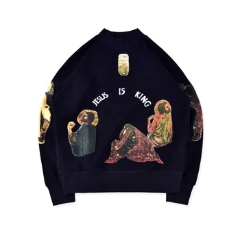 

NEW Kanye West Jesus Is King Hoodie Kanye album Jesus religious limited peripheral Sweatshirt S-XL
