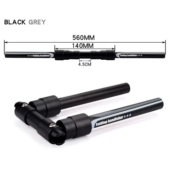 

Bicycle Handlebar Modification Accessories Aluminum Alloy 560/660mm MTB Highway Folding Bicycle Flat Accessories Bike Handlebars