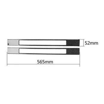 

2PCS Door Sill Cover Carbon Fiber External Door Sill Cover High quality